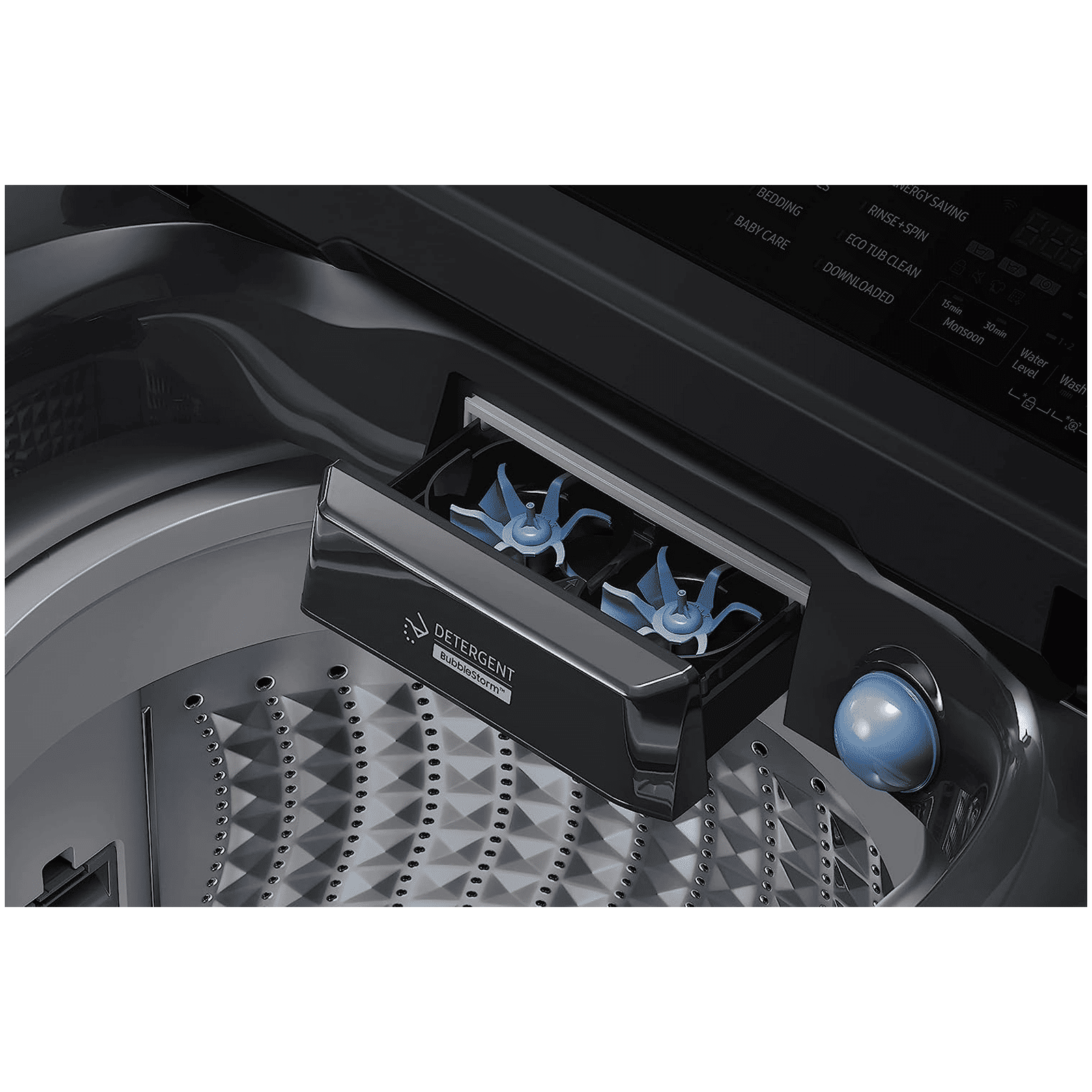 SAMSUNG 10 kg 5 Star Inverter Fully Automatic Top Load Washing Machine (WA10BG4546BDTL, Eco Bubble Technology, Dark Gray)_6