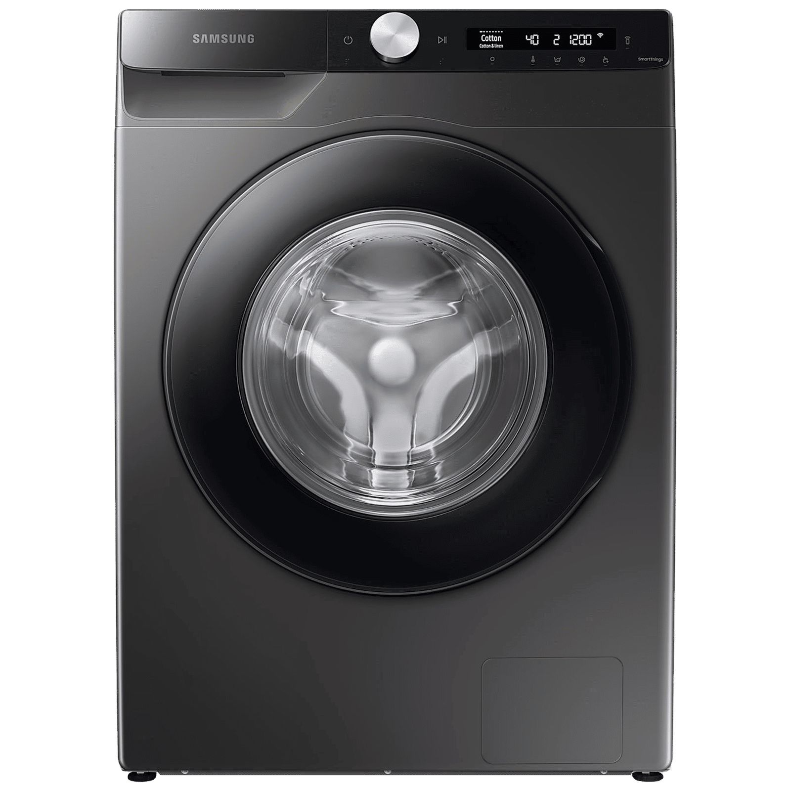 SAMSUNG 8 kg 5 Star Inverter Fully Automatic Front Load Washing Machine (AI Ecobubble, WW80T504DAX1TL, Diamond Drum, Dark Grey) SAMSUNG 8 kg 5 Star Inverter Fully Automatic Front Load Washing Machine (AI Ecobubble, WW80T504DAX1TL, Diamond Drum, Dark Grey)_1