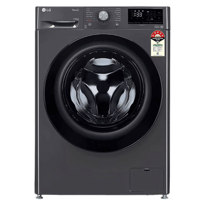 LG 10 kg 5 Star Wi-Fi Inverter Fully Automatic Front Load Washing Machine (FHP1410Z5M, AI Direct Drive Technology, Middle Black)