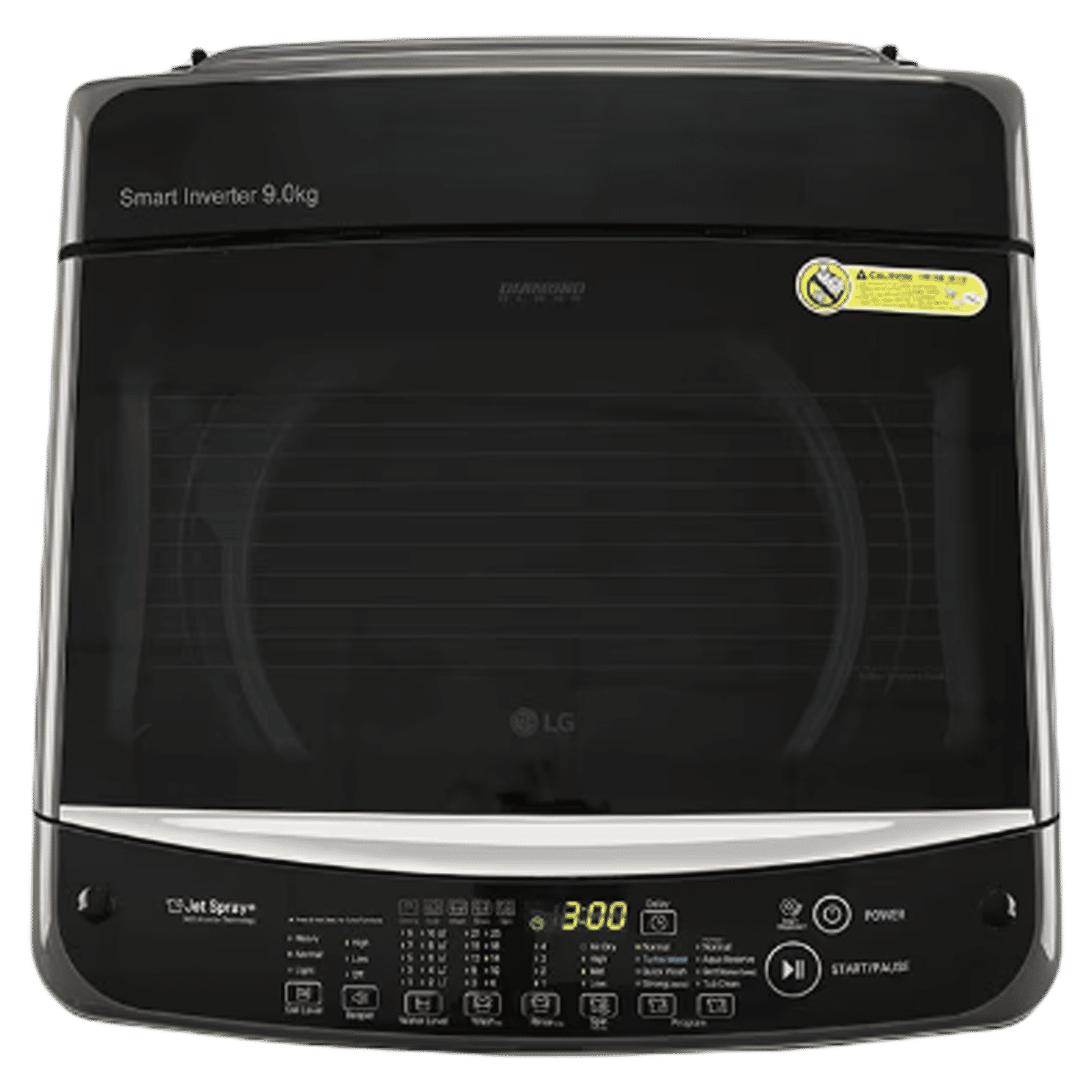 LG 9 kg 5 Star Fully Automatic Top Load Washing Machine (T90AJPB1Z.APBQEIL, 8 Wash Programs, Platinum Black)_4