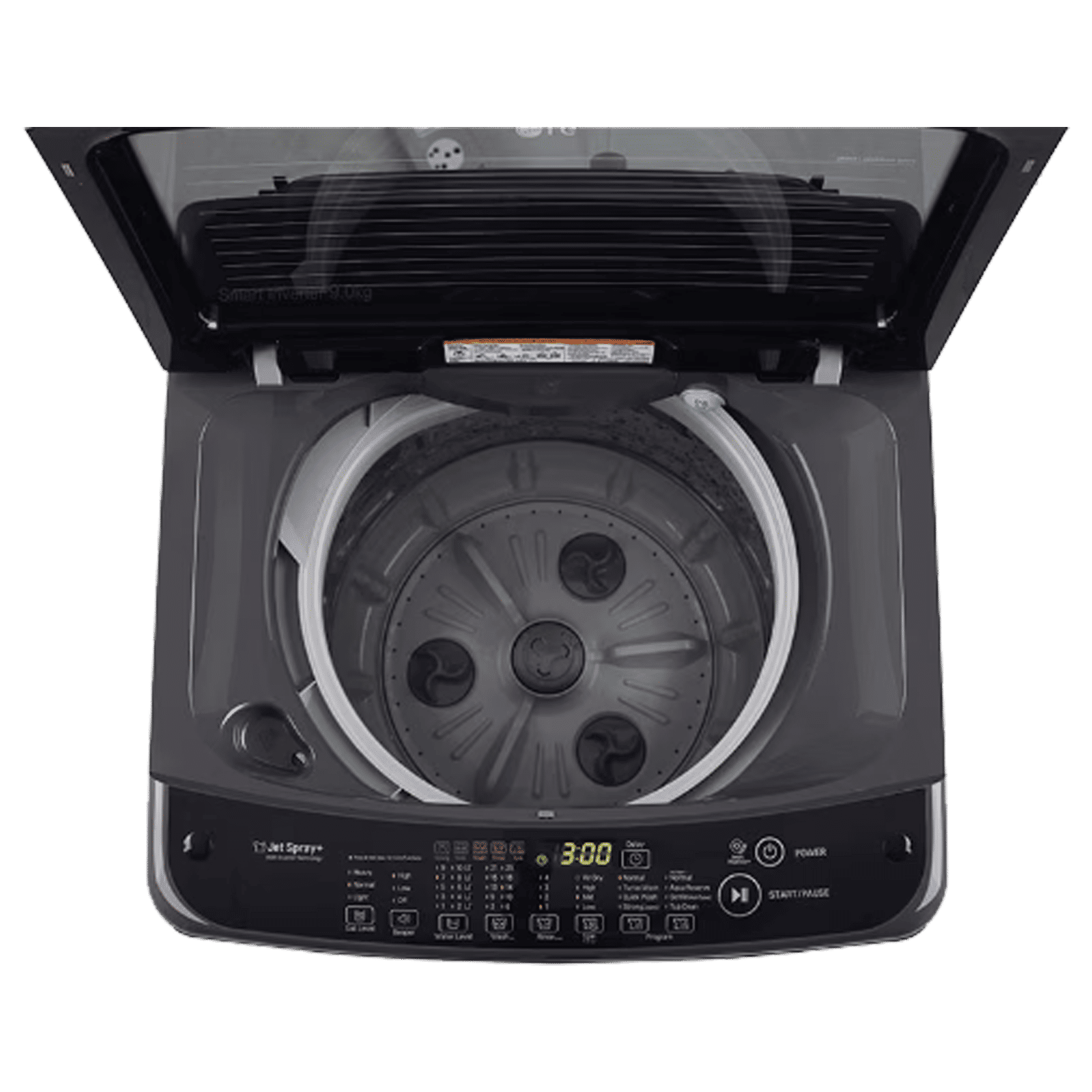 LG 9 kg 5 Star Fully Automatic Top Load Washing Machine (T90AJPB1Z.APBQEIL, 8 Wash Programs, Platinum Black)_6