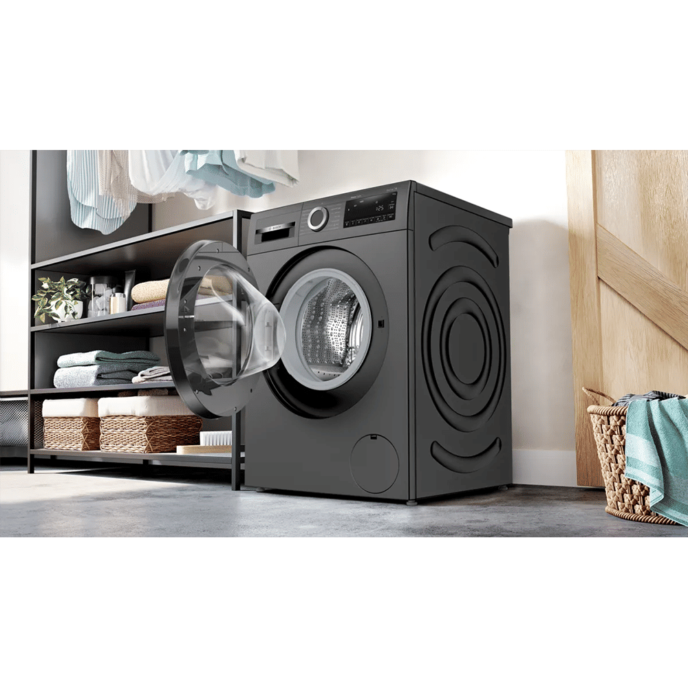 BOSCH 8 kg Fully Automatic Front Load Washing Machine (Serie 6, WGA1340TIN, 10 Wash Programs, Black Grey)_7