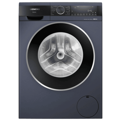 SIEMENS 8 kg Fully Automatic Front Load Washing Machine (iQ500, WG34A20PIN, WaveDrum, Dark Lake)
