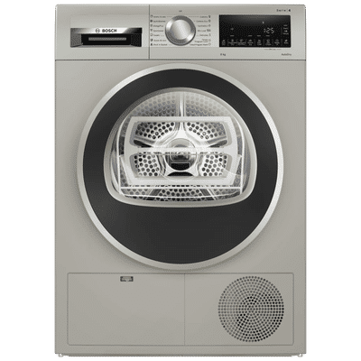 BOSCH 8 kg Fully Automatic Dryer (Series 4, WPG23108IN, LED Display, Silver Inox)