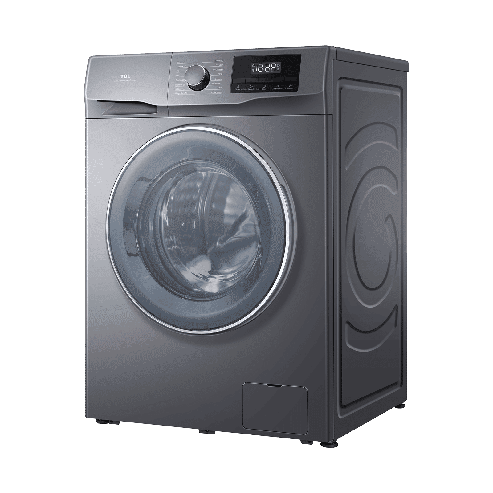 TCL 6.5 kg 5 Star Fully Automatic Front Load Washing Machine (P061, P6065FLS, BLDC Inverter Motor, Dark Silver) TCL 6.5 kg 5 Star Fully Automatic Front Load Washing Machine (P061, P6065FLS, BLDC Inverter Motor, Dark Silver)_4