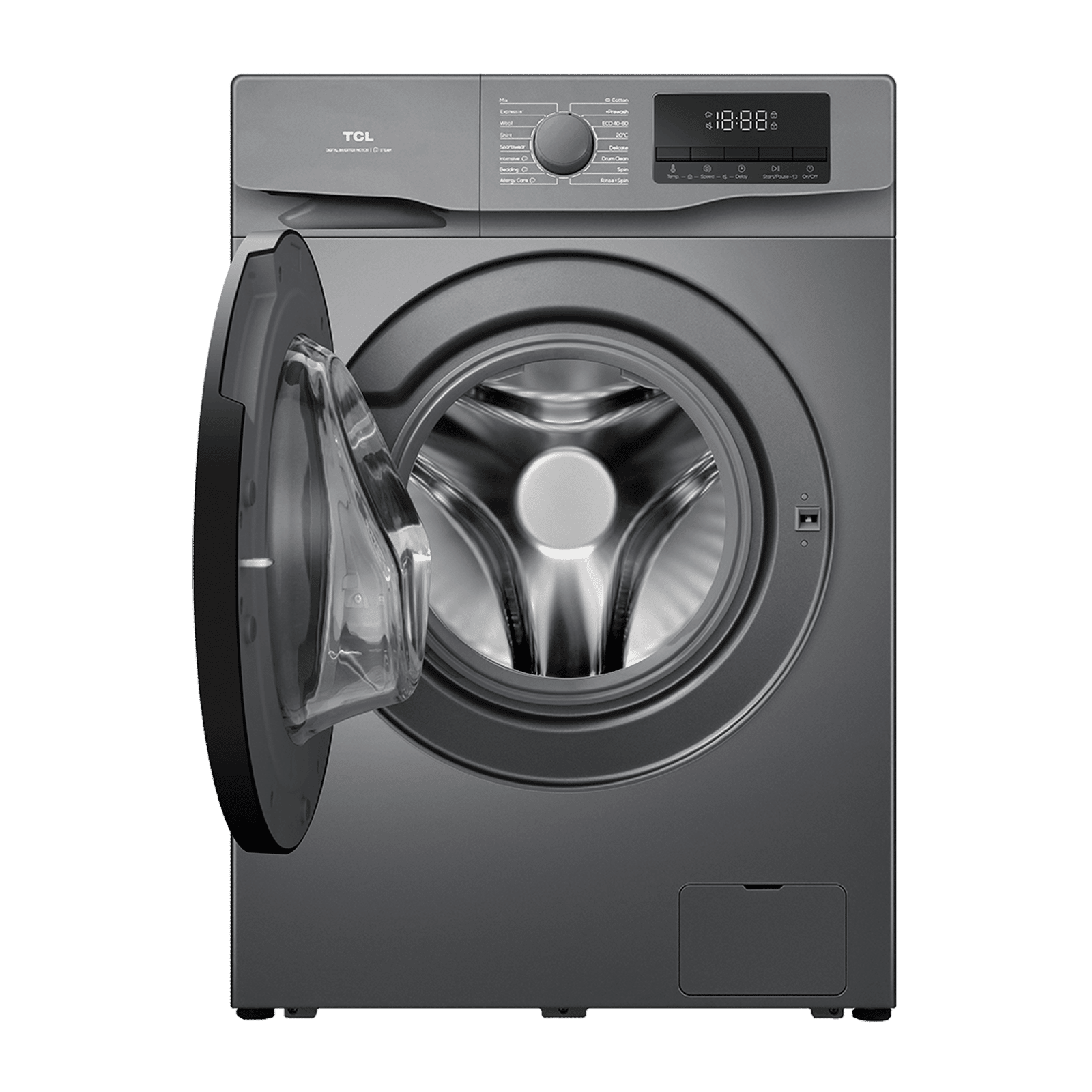 TCL 6.5 kg 5 Star Fully Automatic Front Load Washing Machine (P061, P6065FLS, BLDC Inverter Motor, Dark Silver) TCL 6.5 kg 5 Star Fully Automatic Front Load Washing Machine (P061, P6065FLS, BLDC Inverter Motor, Dark Silver)_5
