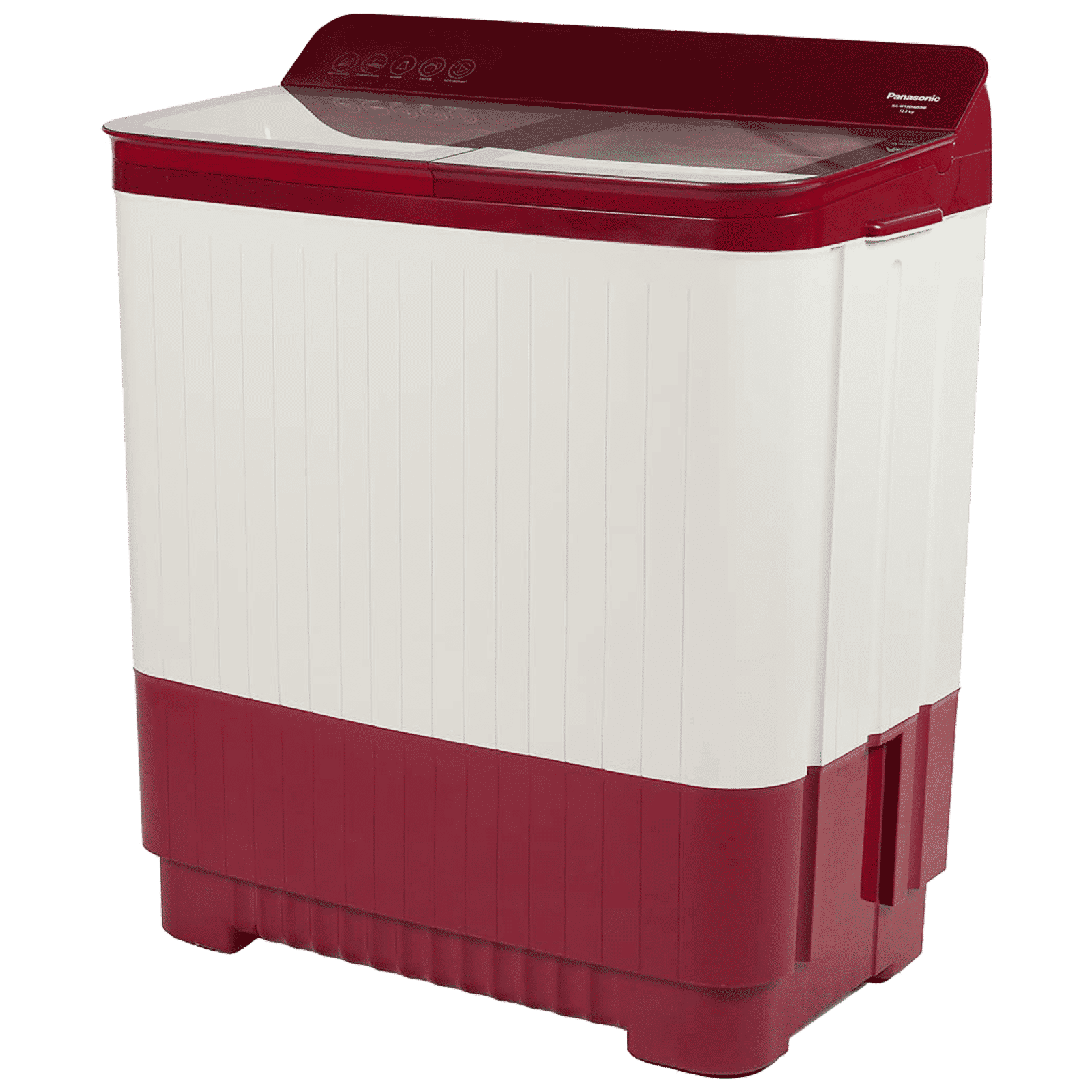 Panasonic 12 kg 5 Star Semi Automatic Washing Machine with Active Foam System (H6, NA-W120H6RRB, Red)_8