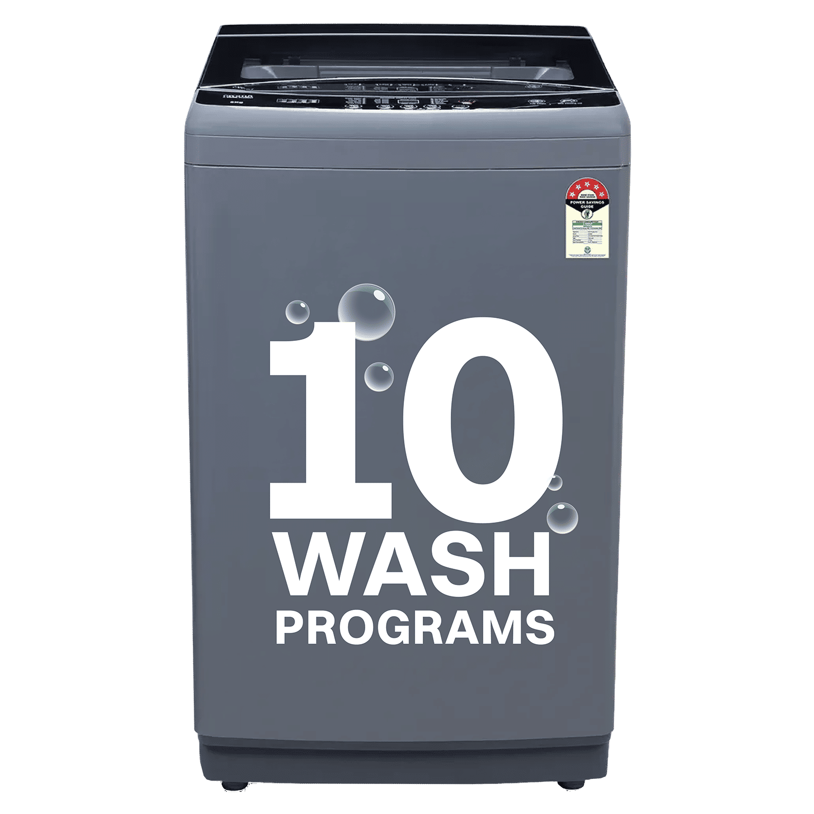 Croma 8 kg 5 Star Fully Automatic Top Load Washing Machine (CRLW080FAF264505, Pulsator Wash Technology, Inox Grey)_1