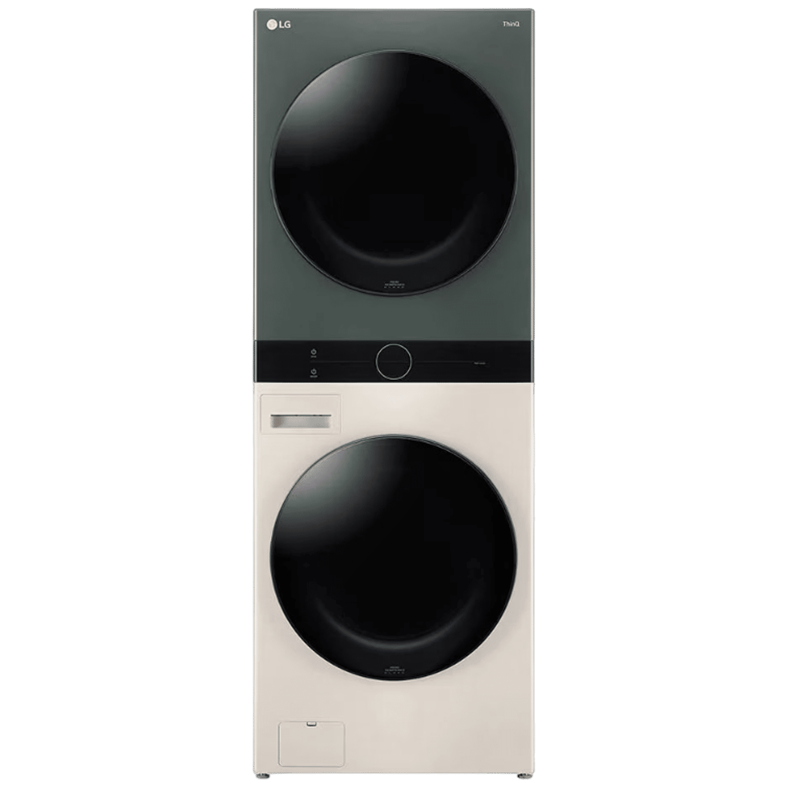 LG WashTower 13 kg/10 kg Fully Automatic Front Load Washer Dryer Combo (AI Direct Drive, FWT1310BG.ABGQEIL, Green and Beige) LG WashTower 13 kg/10 kg Fully Automatic Front Load Washer Dryer Combo (AI Direct Drive, FWT1310BG.ABGQEIL, Green and Beige)_1