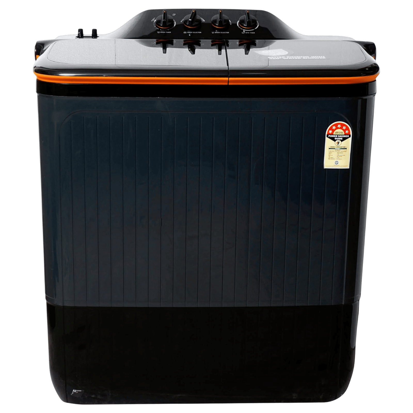 LLOYD 12 kg 5 Star Semi Automatic Washing Machine with Electro-Mechanical Wash Timer (Elante Pluss, GLWS125EPHVG, Dark Grey) LLOYD 12 kg 5 Star Semi Automatic Washing Machine with Electro-Mechanical Wash Timer (Elante Pluss, GLWS125EPHVG, Dark Grey)_1