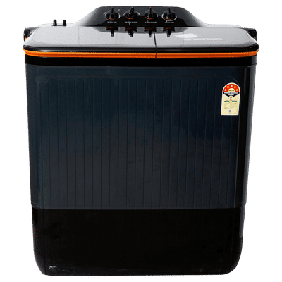LLOYD 12 kg 5 Star Semi Automatic Washing Machine with Electro-Mechanical Wash Timer (Elante Pluss, GLWS125EPHVG, Dark Grey)