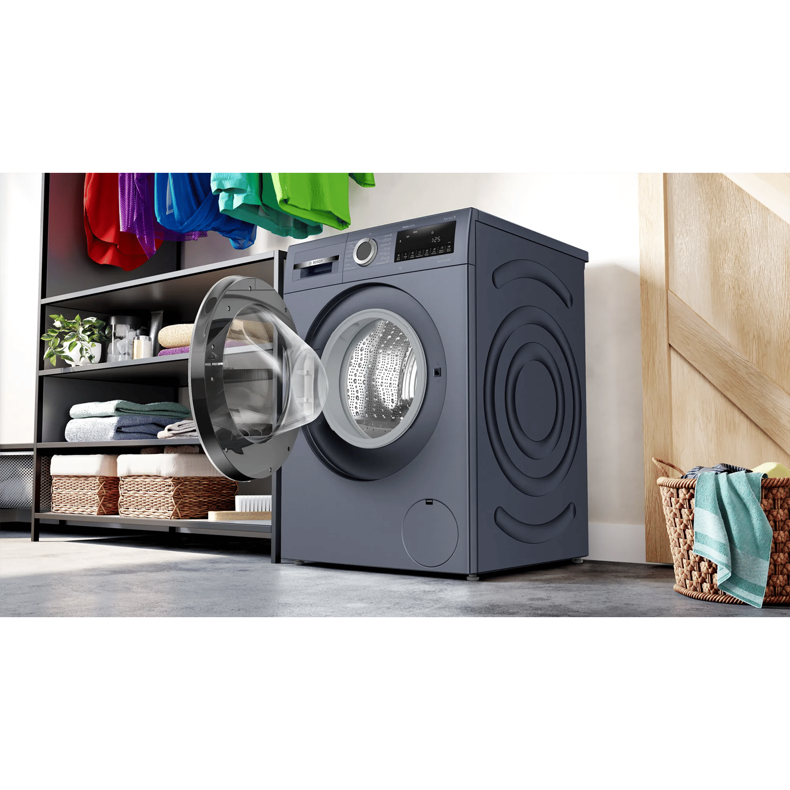 BOSCH 9 kg 5 Star Fully Automatic Front Load Washing Machine (Series 6, WGA1420PIN, Anti Wrinkle Feature, Dark Lake)_11