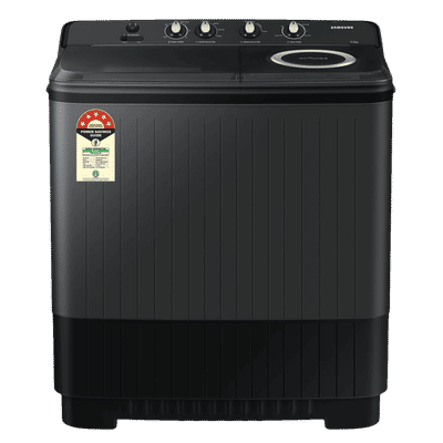 SAMSUNG 11.5 kg 5 Star Semi Automatic Washing Machine with Hexa Storm Pulsator (WT11A4260GD/TL, Dark Grey)