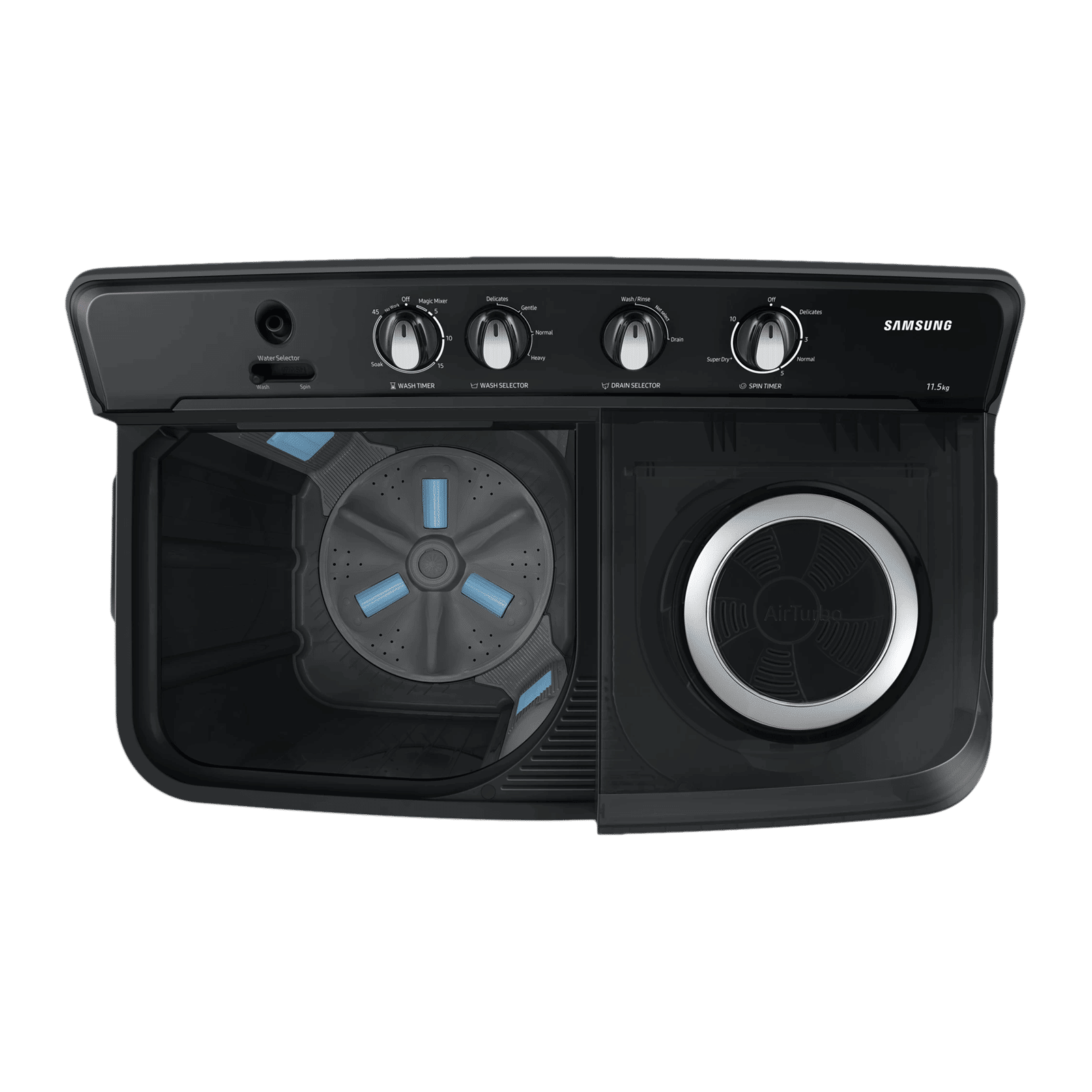 SAMSUNG 11.5 kg 5 Star Semi Automatic Washing Machine with Hexa Storm Pulsator (WT11A4260GD/TL, Dark Grey) SAMSUNG 11.5 kg 5 Star Semi Automatic Washing Machine with Hexa Storm Pulsator (WT11A4260GD/TL, Dark Grey)_6