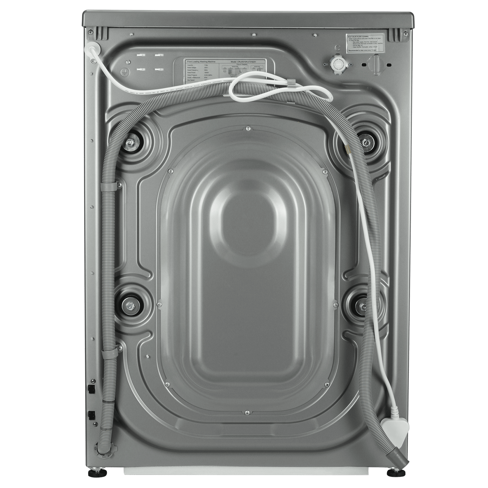 Croma 7 kg 5 Star Fully Automatic Front Load Washing Machine (CRLW070FLF316251, Silver Grey)_10
