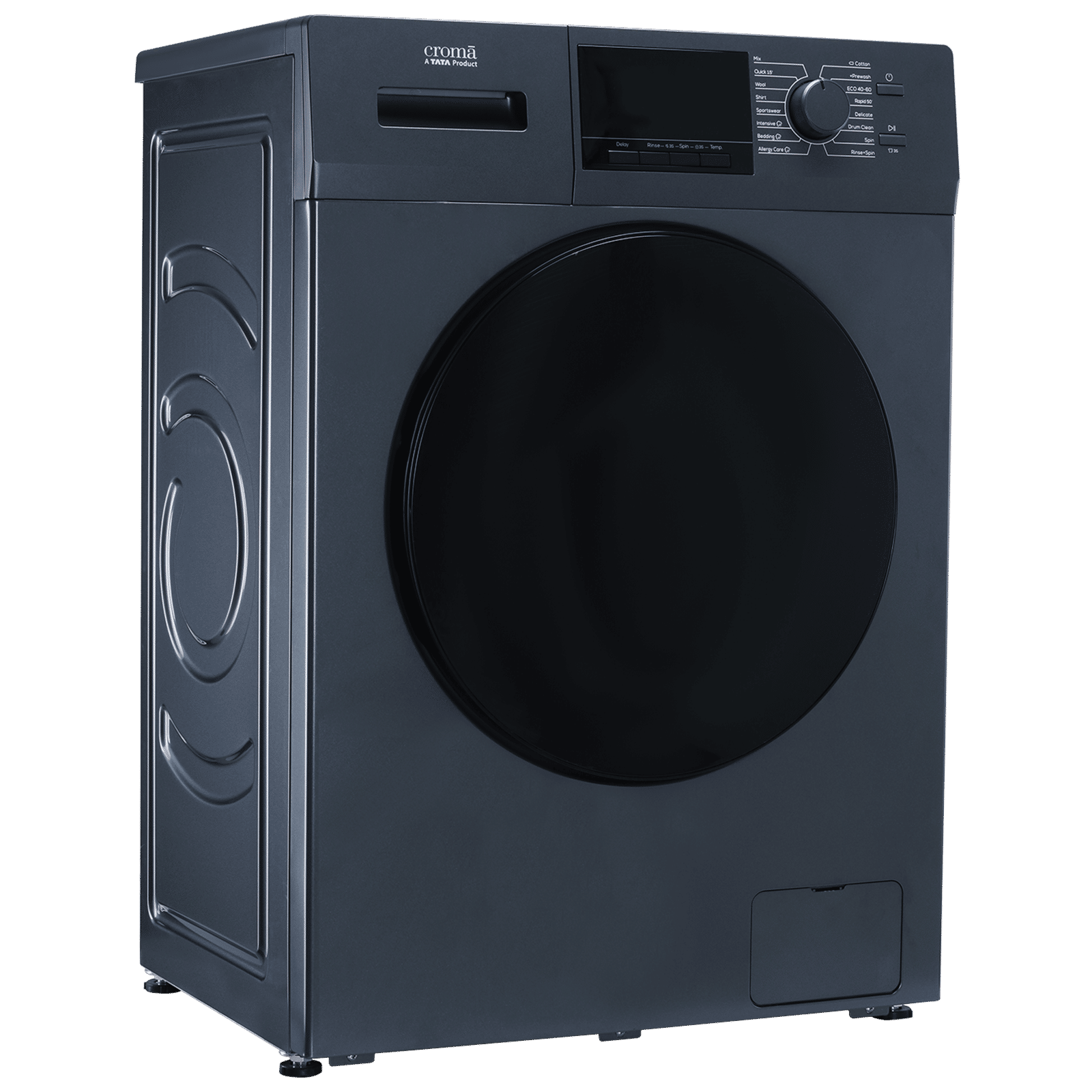 Croma 8 kg 5 Star Inverter Fully Automatic Front Load Washing Machine (CRLW080FLF316252, BLDC Invertor Motor, Polar Blue) Croma 8 kg 5 Star Inverter Fully Automatic Front Load Washing Machine (CRLW080FLF316252, BLDC Invertor Motor, Polar Blue)_4