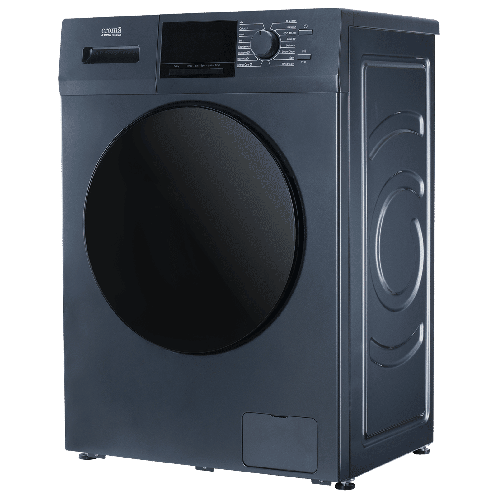 Croma 8 kg 5 Star Inverter Fully Automatic Front Load Washing Machine (CRLW080FLF316252, BLDC Invertor Motor, Polar Blue) Croma 8 kg 5 Star Inverter Fully Automatic Front Load Washing Machine (CRLW080FLF316252, BLDC Invertor Motor, Polar Blue)_5