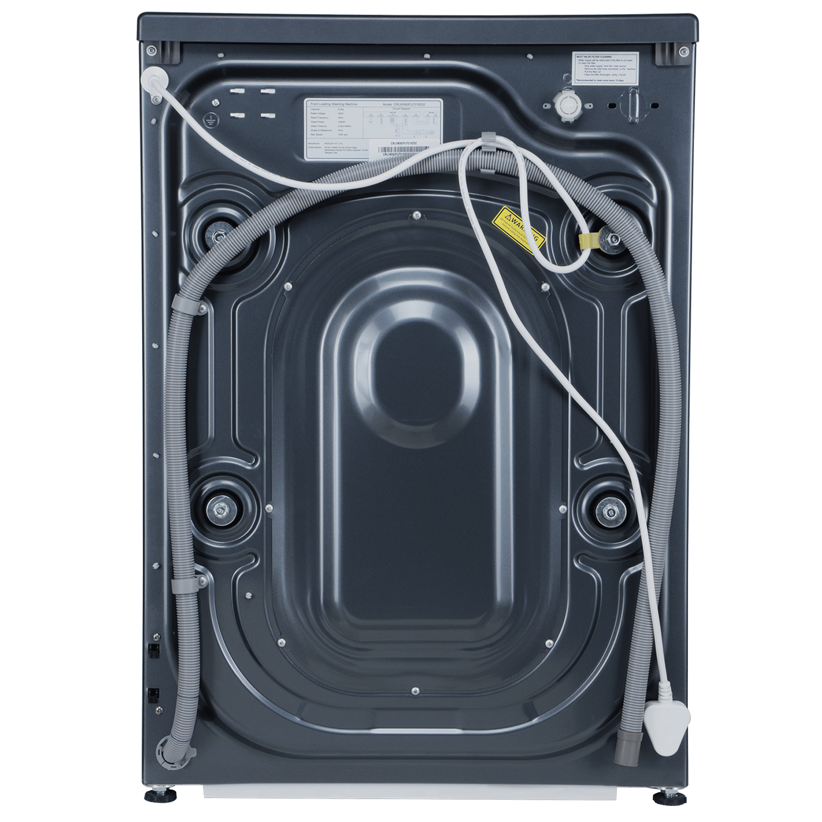 Croma 8 kg 5 Star Inverter Fully Automatic Front Load Washing Machine (CRLW080FLF316252, BLDC Invertor Motor, Polar Blue) Croma 8 kg 5 Star Inverter Fully Automatic Front Load Washing Machine (CRLW080FLF316252, BLDC Invertor Motor, Polar Blue)_9