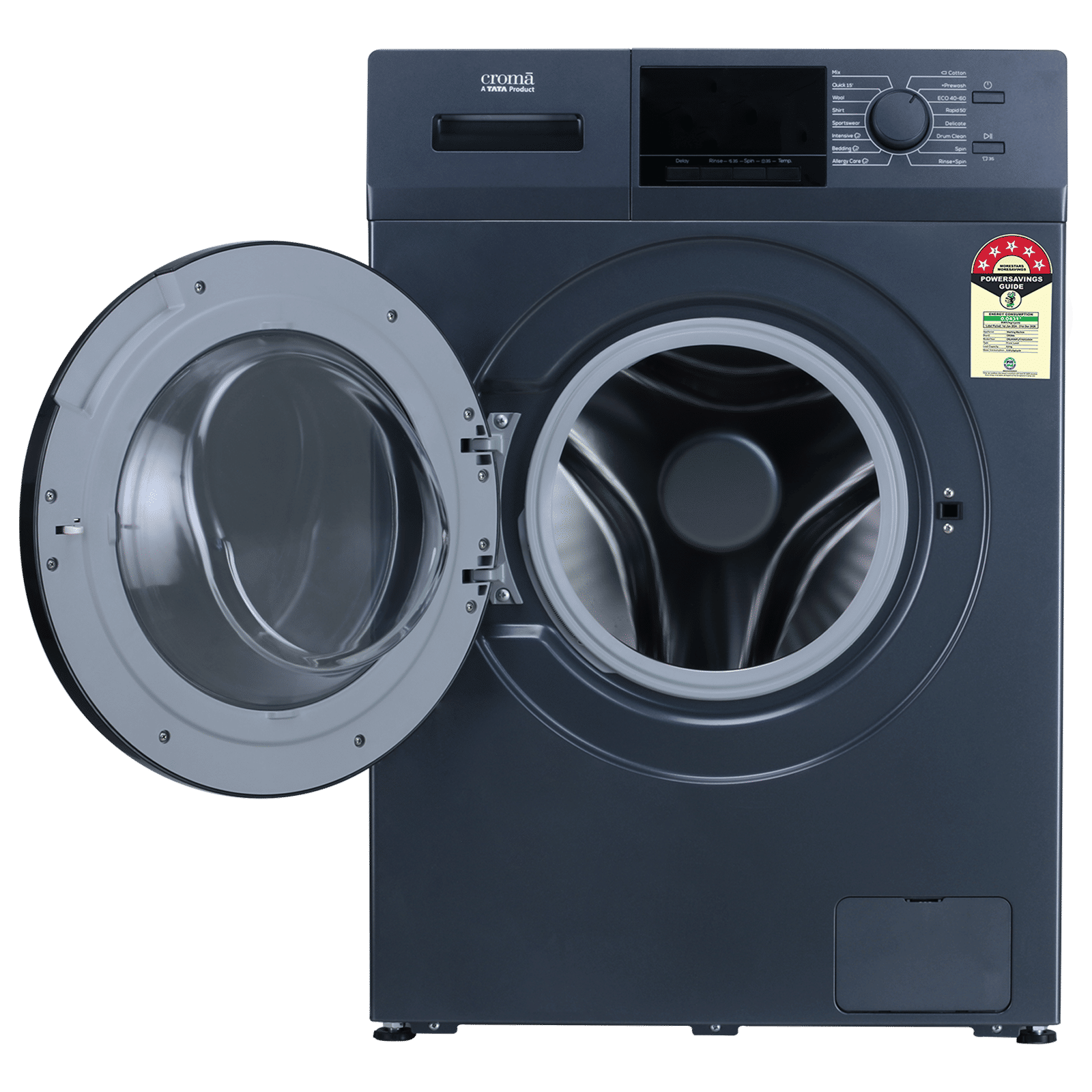 Croma 9 kg 5 Star Inverter Fully Automatic Front Load Washing Machine (CRLW090FLF316253, BLDC Invertor Motor, Polar Blue)_6