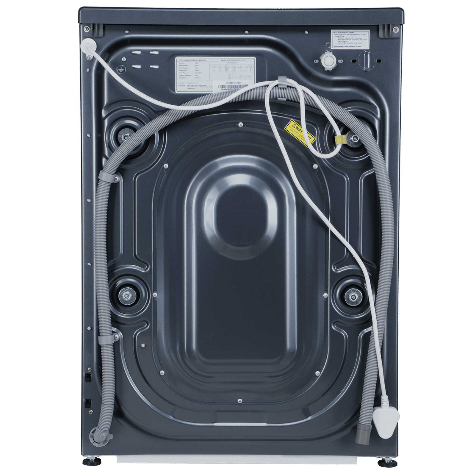 Croma 9 kg 5 Star Inverter Fully Automatic Front Load Washing Machine (CRLW090FLF316253, BLDC Invertor Motor, Polar Blue)_9
