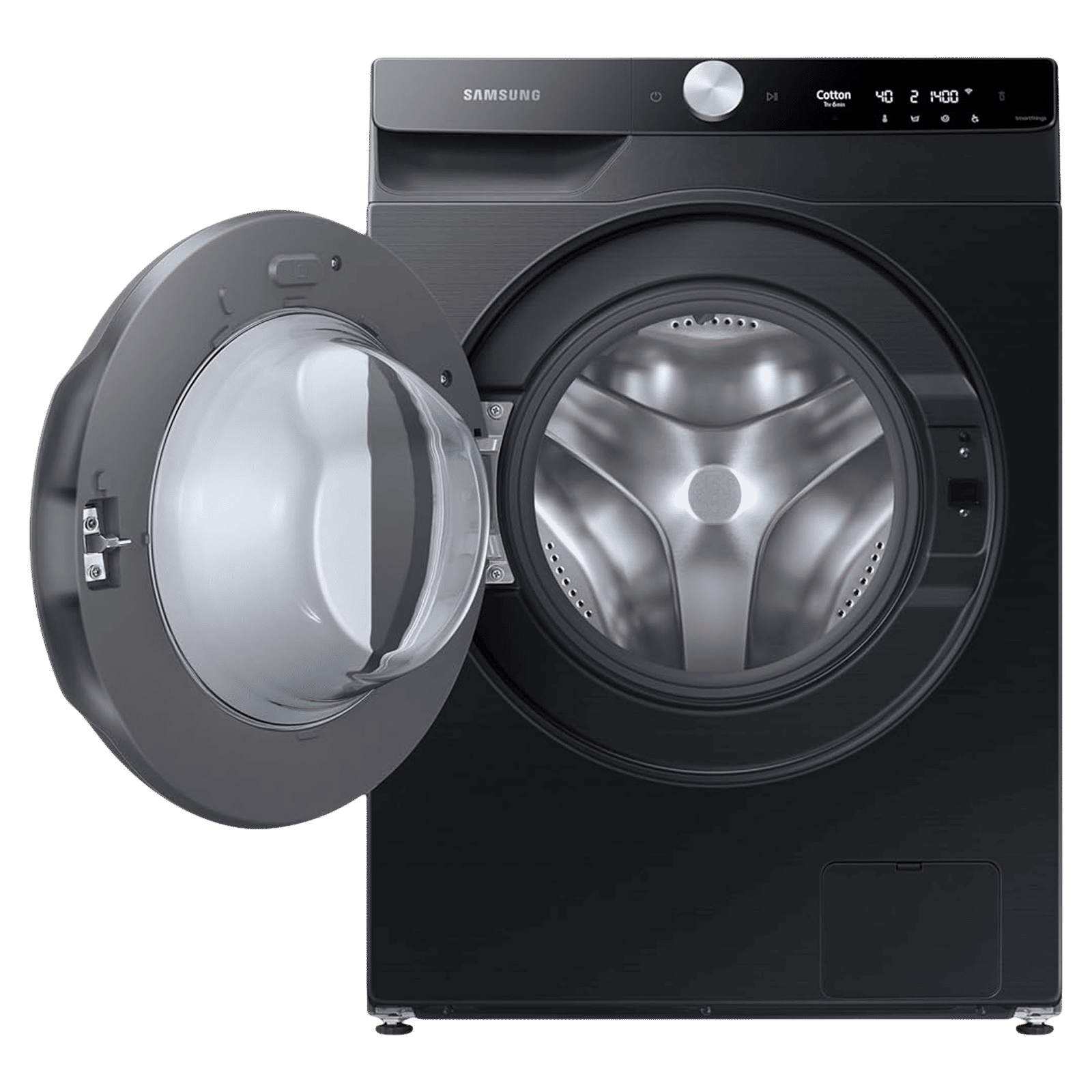 SAMSUNG 11 kg 5 Star Wi-Fi Inverter Fully Automatic Front Load Washing Machine (WW11CGP44DSBTL, Bubble Technology, Black Caviar)_6