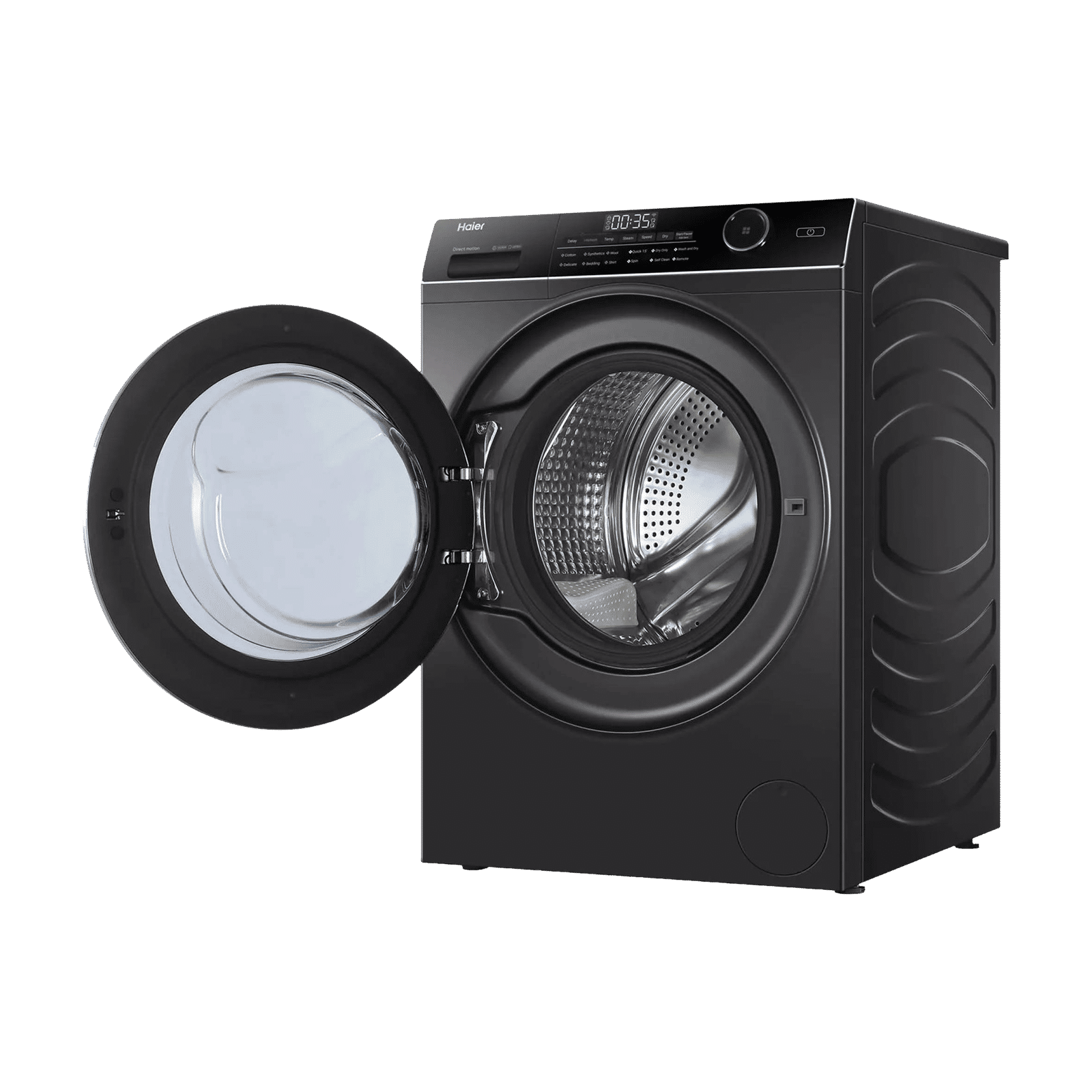 Haier 10.5 kg 5 Star Fully Automatic Front Load Washing Machine (HW105-B14959S8U1, Pillow Shape Drum, Dark Jade Silver)_4