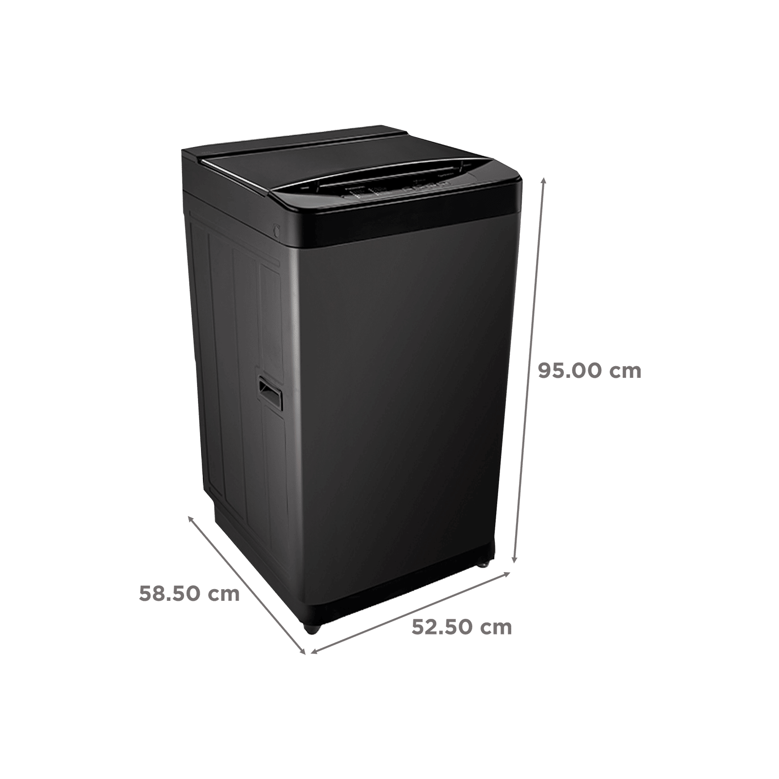 Panasonic 8 kg 5 Star Fully Automatic Top Load Washing Machine (NA-F80C2PRB, Drynamic Spin, Pure Black) Panasonic 8 kg 5 Star Fully Automatic Top Load Washing Machine (NA-F80C2PRB, Drynamic Spin, Pure Black)_3