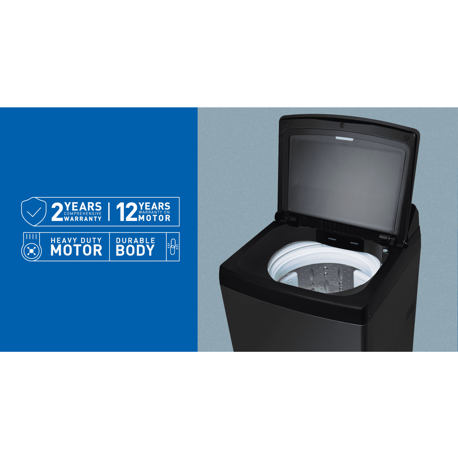 Panasonic 11 kg 5 Star Wi-Fi Fully Automatic Top Load Washing Machine (NA-F110VD1BB, Weather Alert & Recommendation, Black Silver) Panasonic 11 kg 5 Star Wi-Fi Fully Automatic Top Load Washing Machine (NA-F110VD1BB, Weather Alert & Recommendation, Black Silver)_8