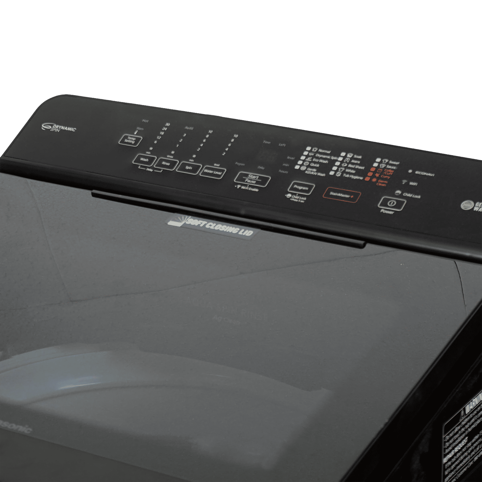 Panasonic 7 kg 5 Star Wi-Fi Fully Automatic Top Load Washing Machine (NA-F70V11PRB, Weather Alert & Recommendation, Jet Black)_11