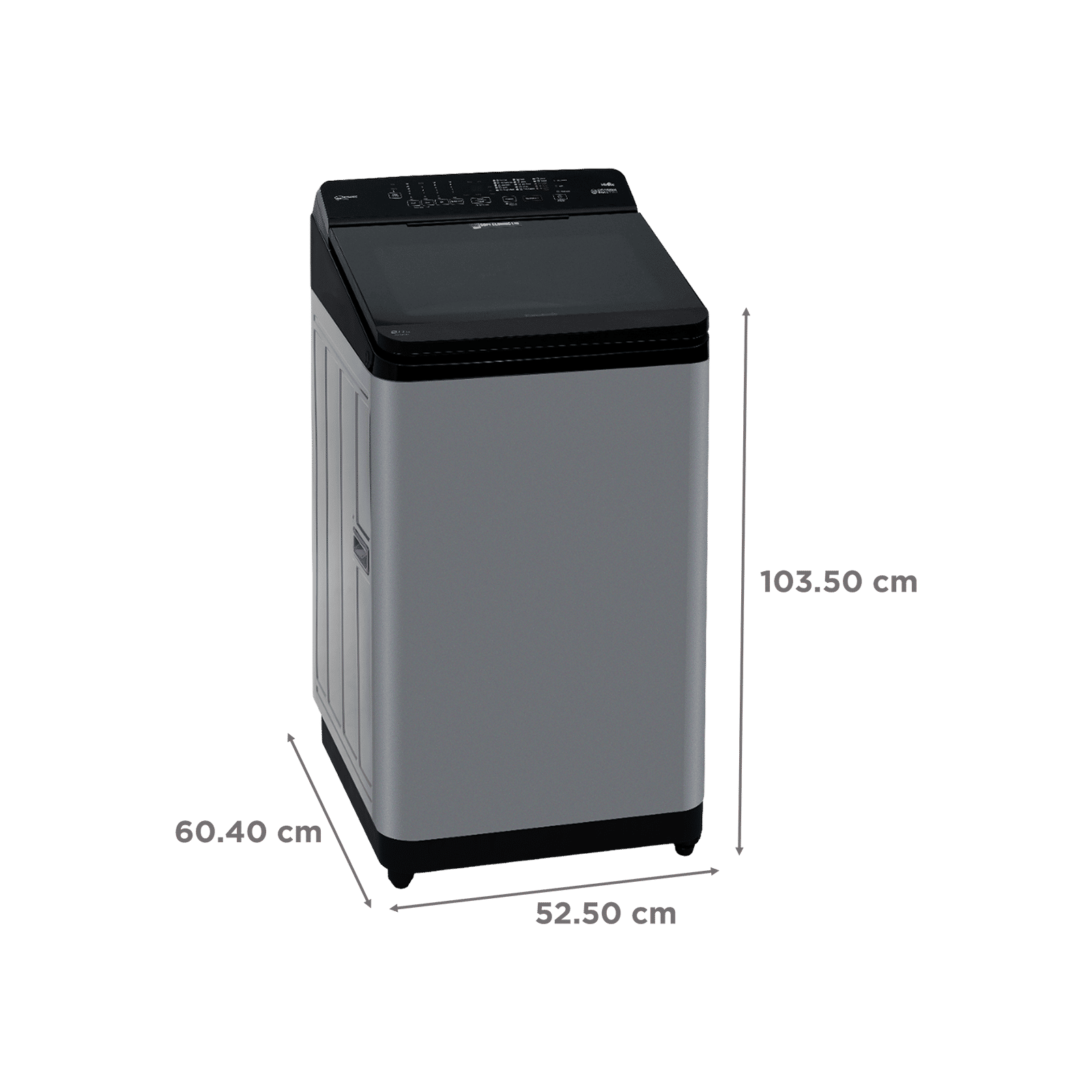 Panasonic 8 kg 5 Star Wi-Fi Fully Automatic Top Load Washing Machine (NA-F80V11CRB, Weather Alert & Recommendation, Charcoal Inox Grey) Panasonic 8 kg 5 Star Wi-Fi Fully Automatic Top Load Washing Machine (NA-F80V11CRB, Weather Alert & Recommendation, Charcoal Inox Grey)_3