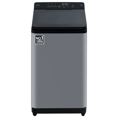 Panasonic 8 kg 5 Star Wi-Fi Fully Automatic Top Load Washing Machine (NA-F80X11CRB, Weather Alert & Recommendation, Charcoal Inox Grey)
