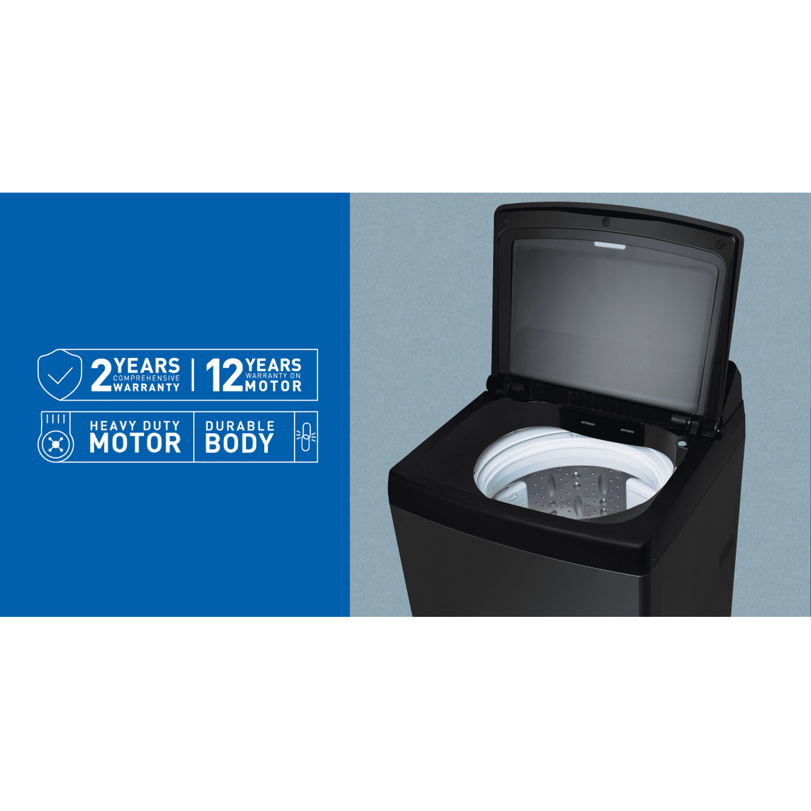 Panasonic 10 kg 5 Star Wi-Fi Fully Automatic Top Load Washing Machine (NA-F100VD1BB, Weather Alert & Recommendation, Black Silver) Panasonic 10 kg 5 Star Wi-Fi Fully Automatic Top Load Washing Machine (NA-F100VD1BB, Weather Alert & Recommendation, Black Silver)_5
