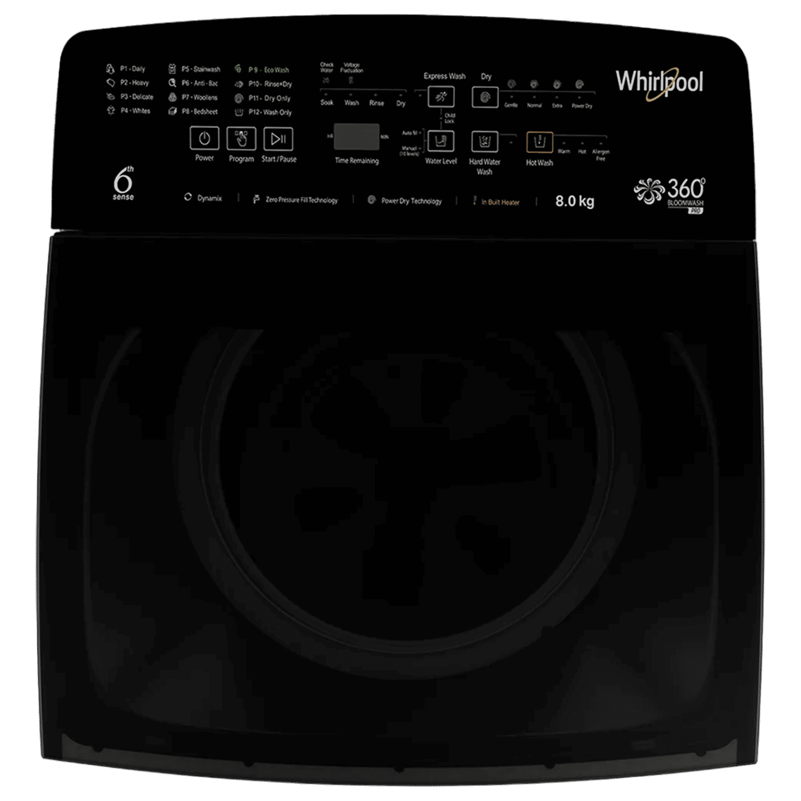 Whirlpool 8 kg 5 Star Fully Automatic Top Load Washing Machine (360° Bloomwash Pro, 31670, Catalytic Soak, Graphite) Whirlpool 8 kg 5 Star Fully Automatic Top Load Washing Machine (360° Bloomwash Pro, 31670, Catalytic Soak, Graphite)_12
