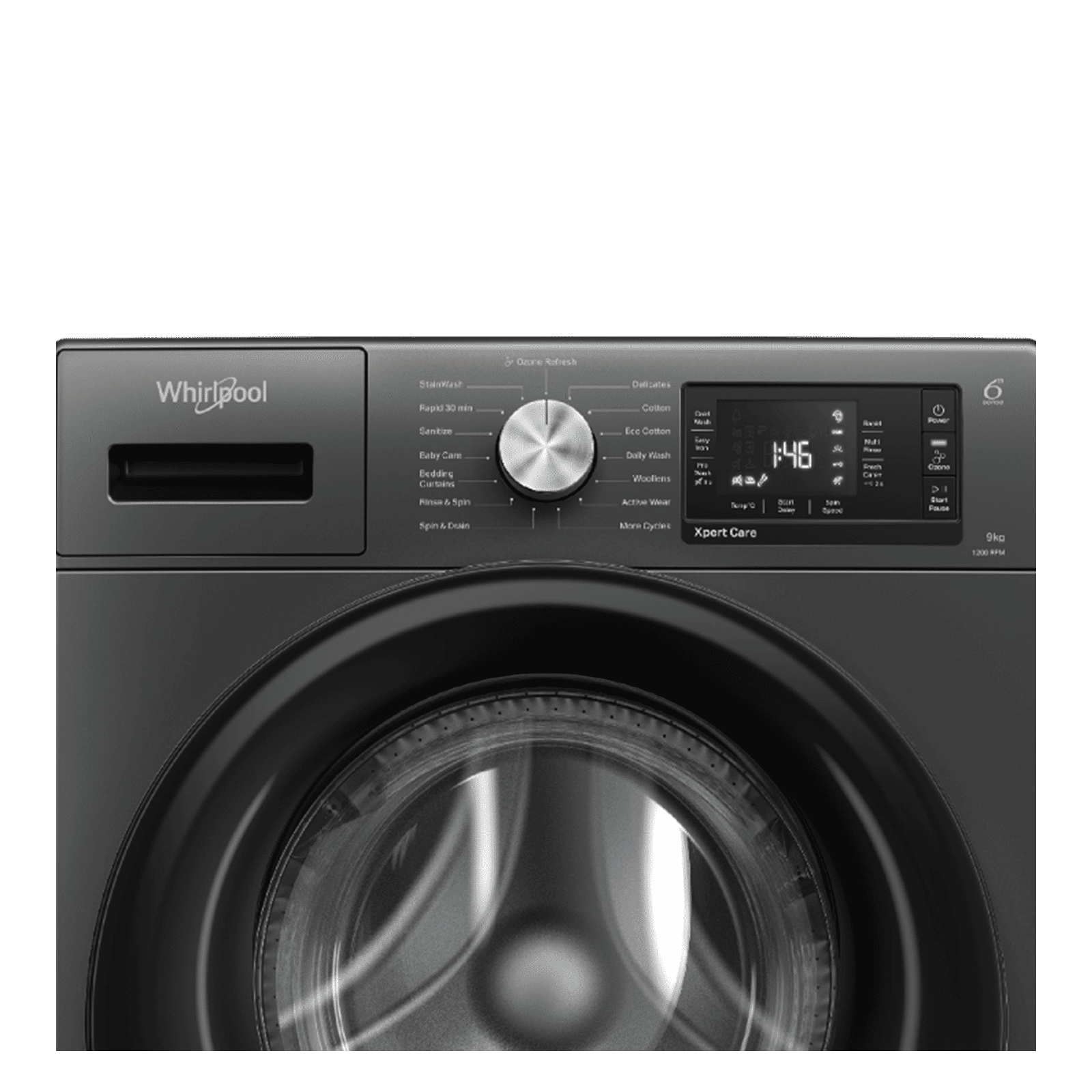 Whirlpool 9 kg 5 Star Inverter Fully Automatic Front Load Washing Machine (XPERT CARE OZONE, XO9012BYV53E, In-built Heater, Volcano Grey)_5
