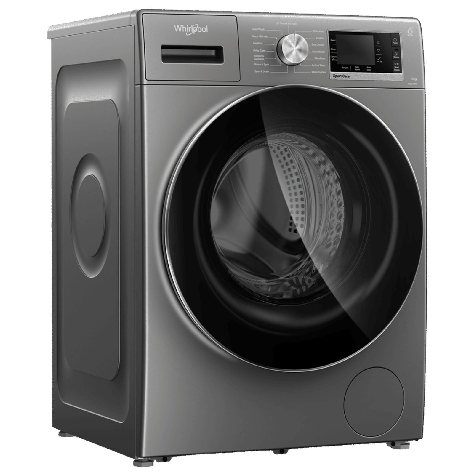 Whirlpool 8 kg 5 Star Inverter Fully Automatic Front Load Washing Machine (XPERT CARE OZONE, XO8014BYM53E, In-built Heater, Midnight Grey) Whirlpool 8 kg 5 Star Inverter Fully Automatic Front Load Washing Machine (XPERT CARE OZONE, XO8014BYM53E, In-built Heater, Midnight Grey)_5