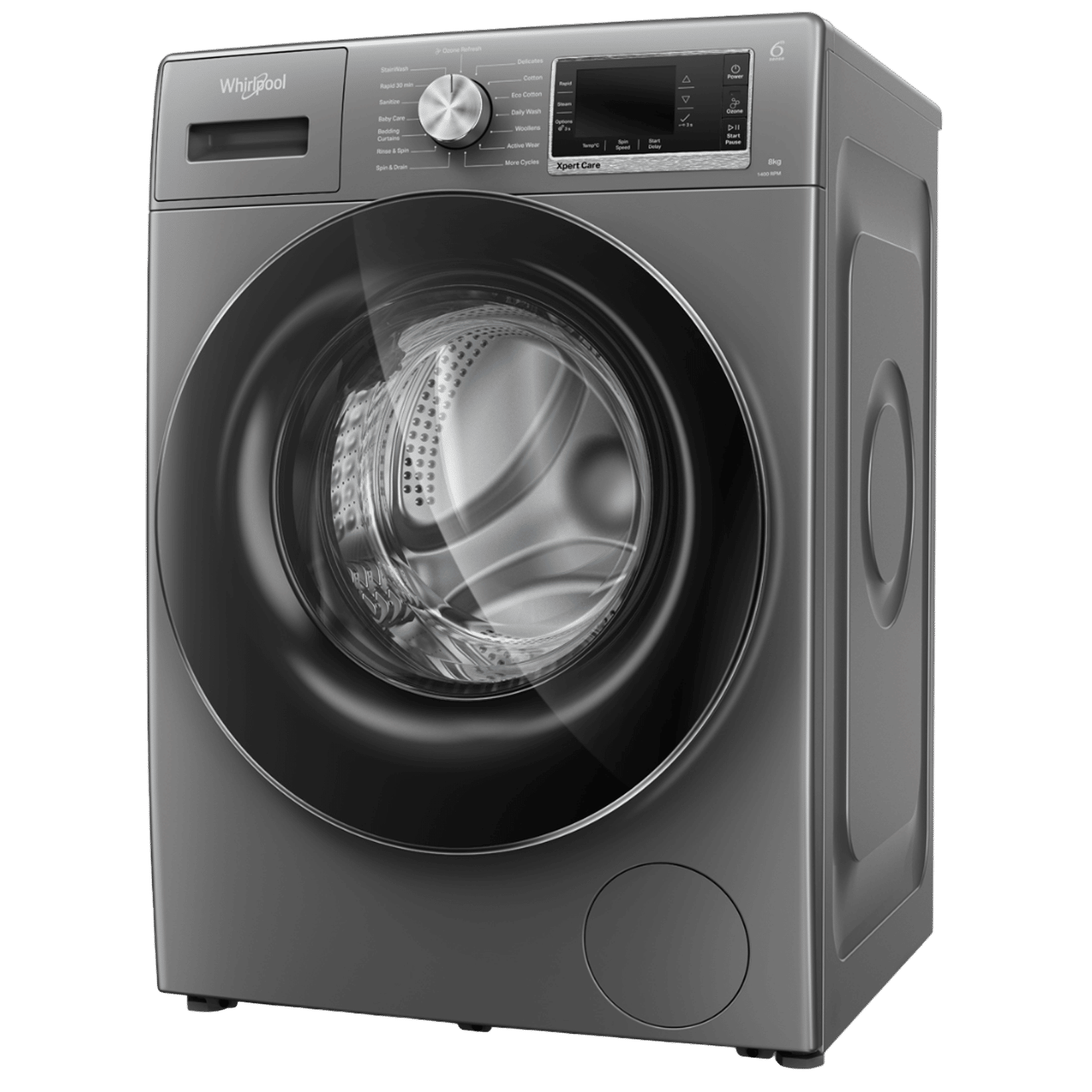 Whirlpool 8 kg 5 Star Inverter Fully Automatic Front Load Washing Machine (XPERT CARE OZONE, XO8014BYM53E, In-built Heater, Midnight Grey) Whirlpool 8 kg 5 Star Inverter Fully Automatic Front Load Washing Machine (XPERT CARE OZONE, XO8014BYM53E, In-built Heater, Midnight Grey)_6