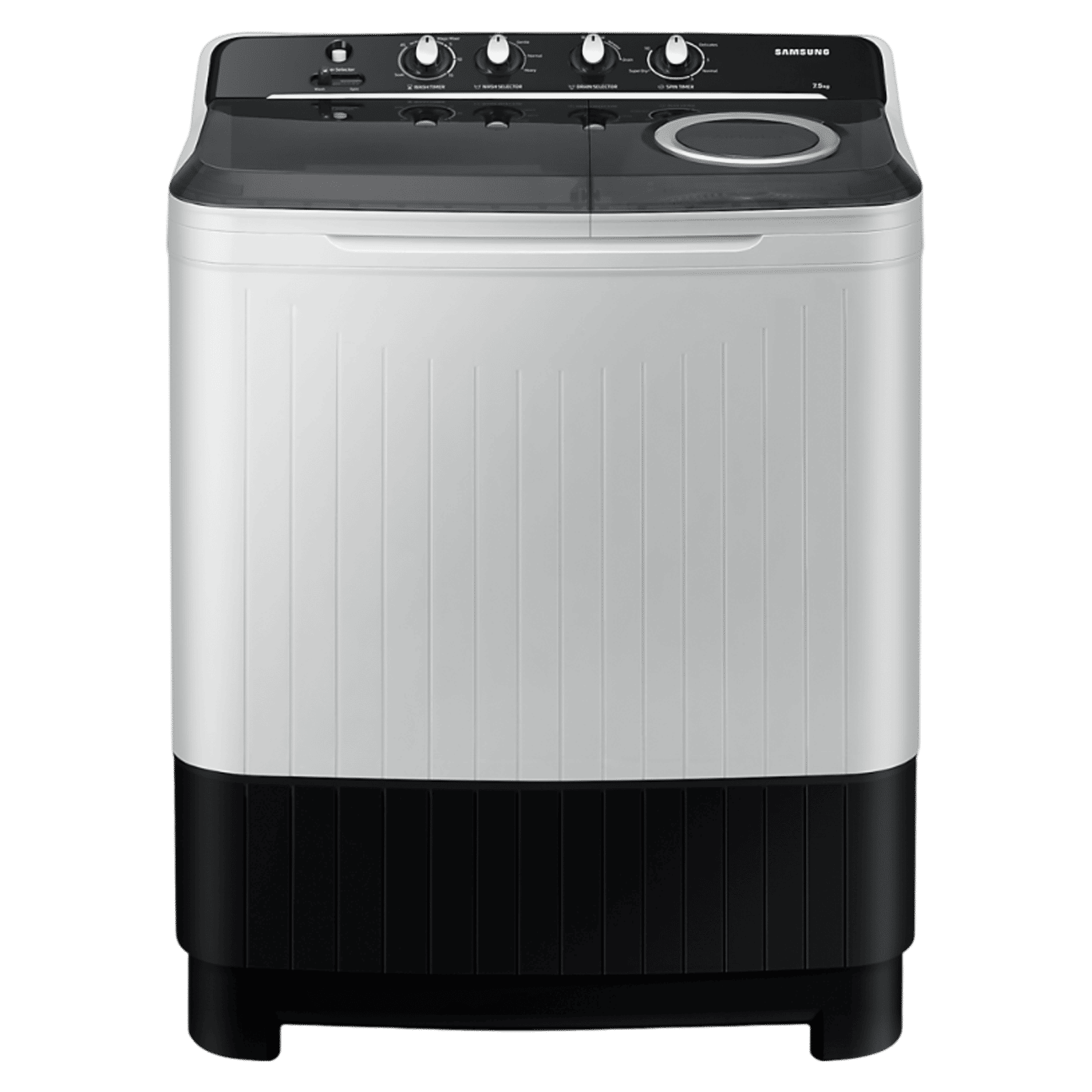 SAMSUNG 9 kg 5 Star Semi Automatic Washing Machine with Hexa Storm Pulsator (WT90C4260GG/TL, Light Grey) SAMSUNG 9 kg 5 Star Semi Automatic Washing Machine with Hexa Storm Pulsator (WT90C4260GG/TL, Light Grey)_1