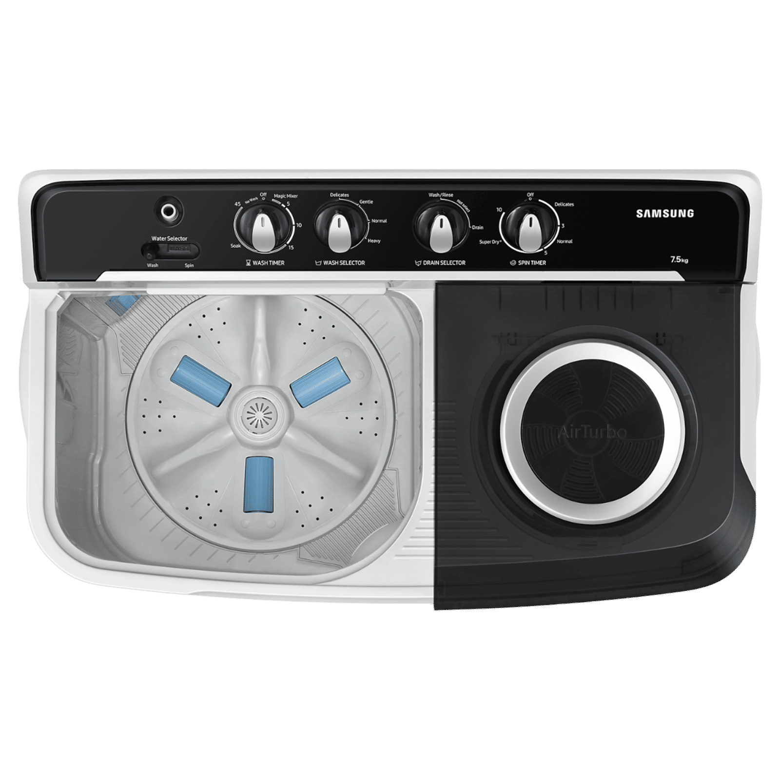 SAMSUNG 9 kg 5 Star Semi Automatic Washing Machine with Hexa Storm Pulsator (WT90C4260GG/TL, Light Grey) SAMSUNG 9 kg 5 Star Semi Automatic Washing Machine with Hexa Storm Pulsator (WT90C4260GG/TL, Light Grey)_8