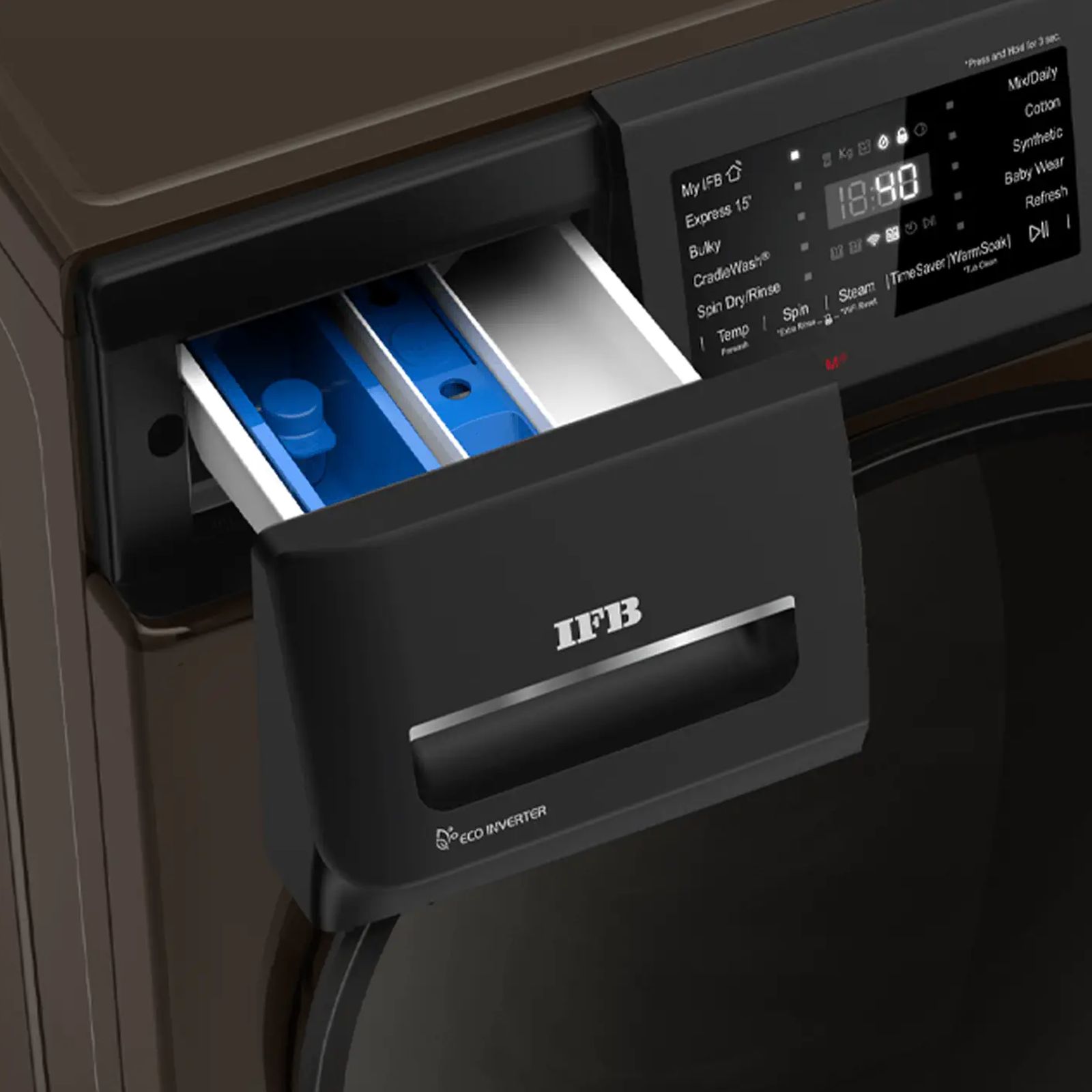 IFB 7 kg 5 Star Wi-Fi Inverter Fully Automatic Front Load Washing Machine (Serena MBN 7012K, AI Technology, Mocha) IFB 7 kg 5 Star Wi-Fi Inverter Fully Automatic Front Load Washing Machine (Serena MBN 7012K, AI Technology, Mocha)_7