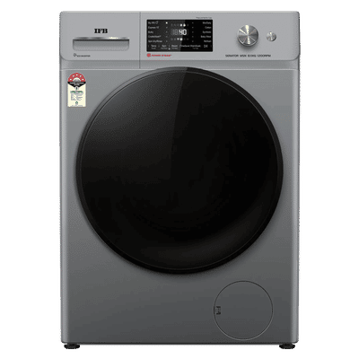 IFB 8 kg 5 Star Wi-Fi Fully Automatic Front Load Washing Machine (Senator MSN 8012K, 3D Wash System, Metallic Silver)