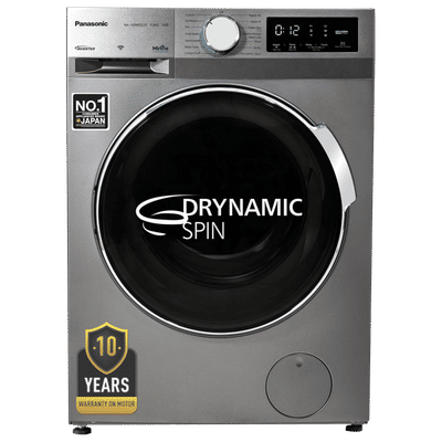 Panasonic 9 kg 5 Star Wi-Fi Fully Automatic Front Load Washing Machine (NA-149MR2L01, In-built Heater, Dark Silver)