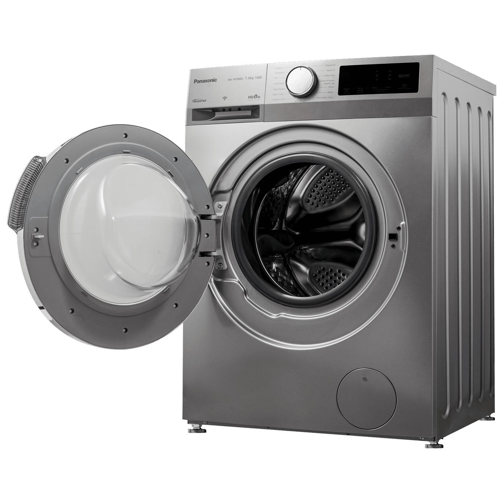Panasonic 7 kg 5 Star Fully Automatic Front Load Washing Machine (NA-147MR2L01, Active Foam System, Dark Silver) Panasonic 7 kg 5 Star Fully Automatic Front Load Washing Machine (NA-147MR2L01, Active Foam System, Dark Silver)_7