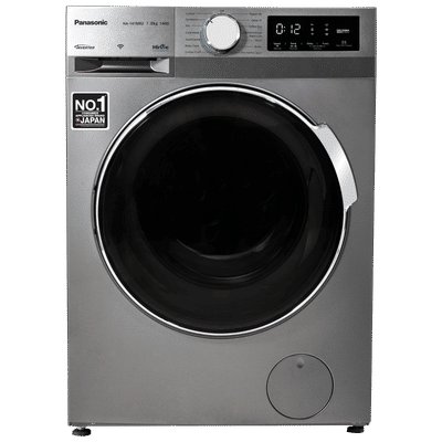 Panasonic 7 kg 5 Star Fully Automatic Front
                      Load Washing Machine (NA-147MR2L01, Active Foam
                      System, Dark Silver)
