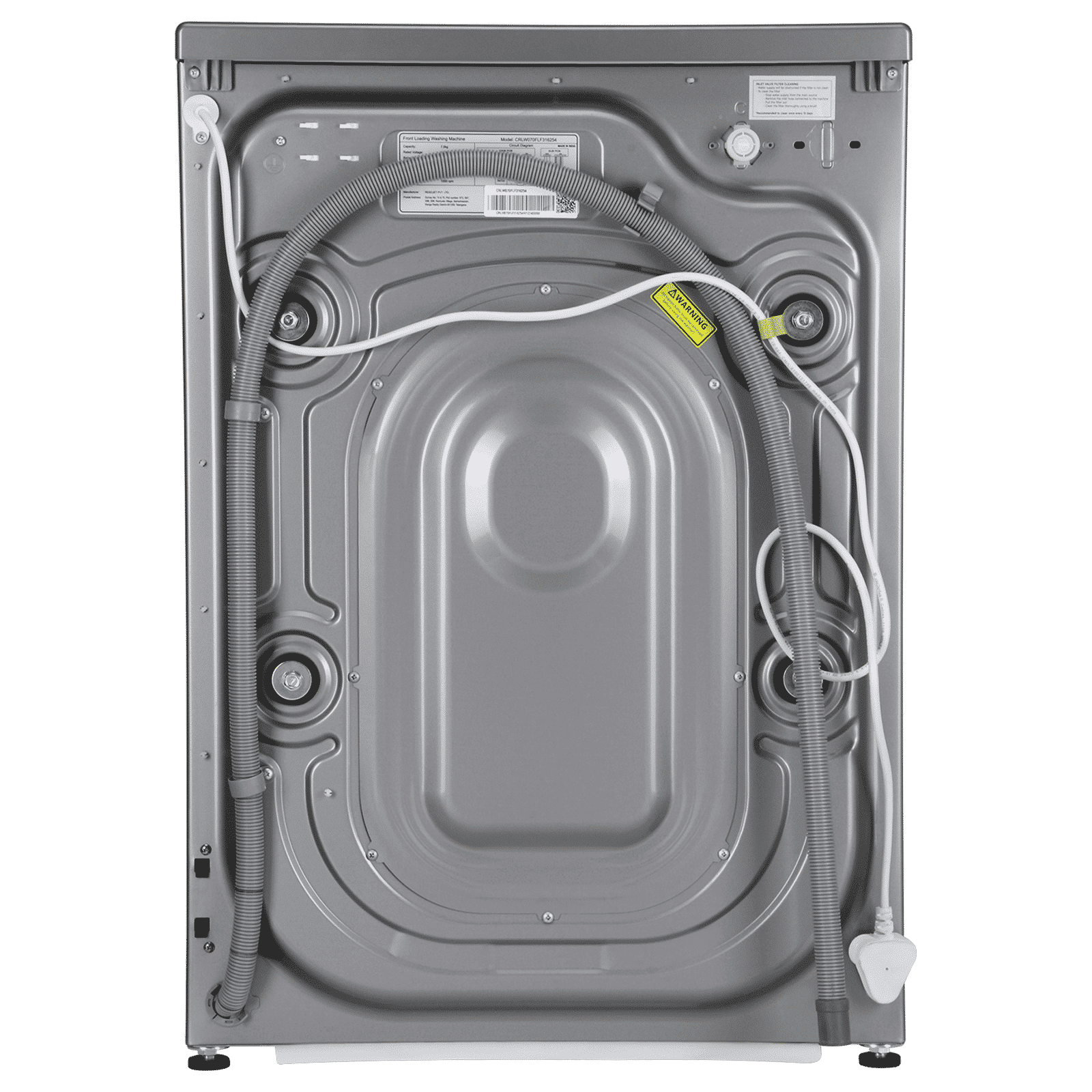 Croma 7 kg 5 Star Inverter Fully Automatic Front Load Washing Machine (2025 Model, Built in heater, Silver Grey) Croma 7 kg 5 Star Inverter Fully Automatic Front Load Washing Machine (2025 Model, Built in heater, Silver Grey)_10