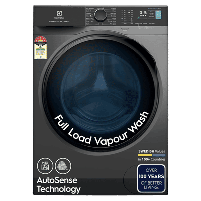 Electrolux 9 kg 5 Star Inverter Fully Automatic Front Load Washing Machine (Ultimate Care 500, EWF9024R5SB, Woolmark Approved, Onyx Dark Silver)