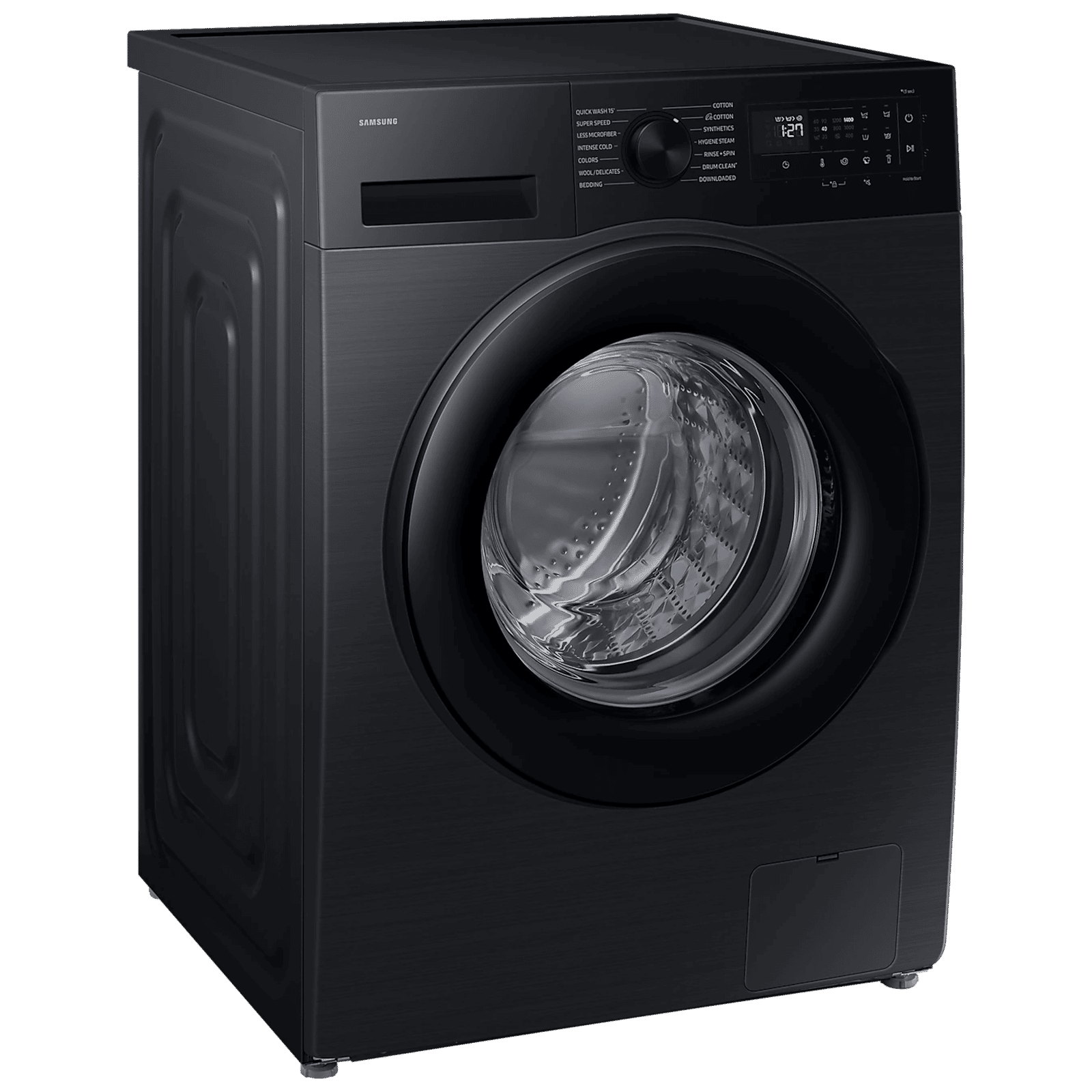 SAMSUNG 12 kg 5 Star Wi-Fi Inverter Fully Automatic Front Load Washing Machine (WW12DG5B24ABTL, AI EcoBubble, Black)_5