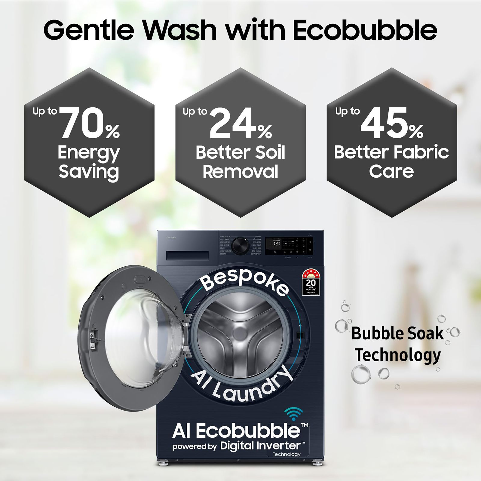 SAMSUNG 12 kg 5 Star Wi-Fi Inverter Fully Automatic Front Load Washing Machine (WW12DG5B24ABTL, AI Ecobubble, Navy)_11