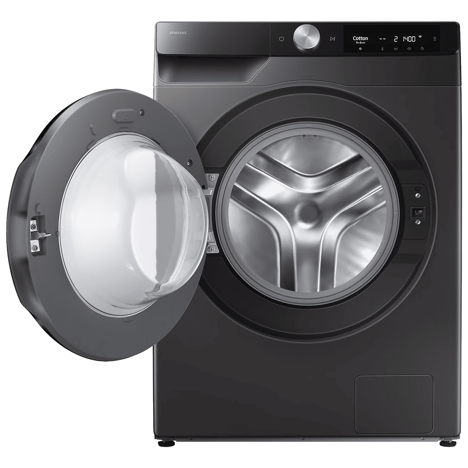 SAMSUNG 12 kg 5 Star Wi-Fi Inverter Fully Automatic Front Load Washing Machine (WW12DG6B24AXTL, AI Control, Inox)_7