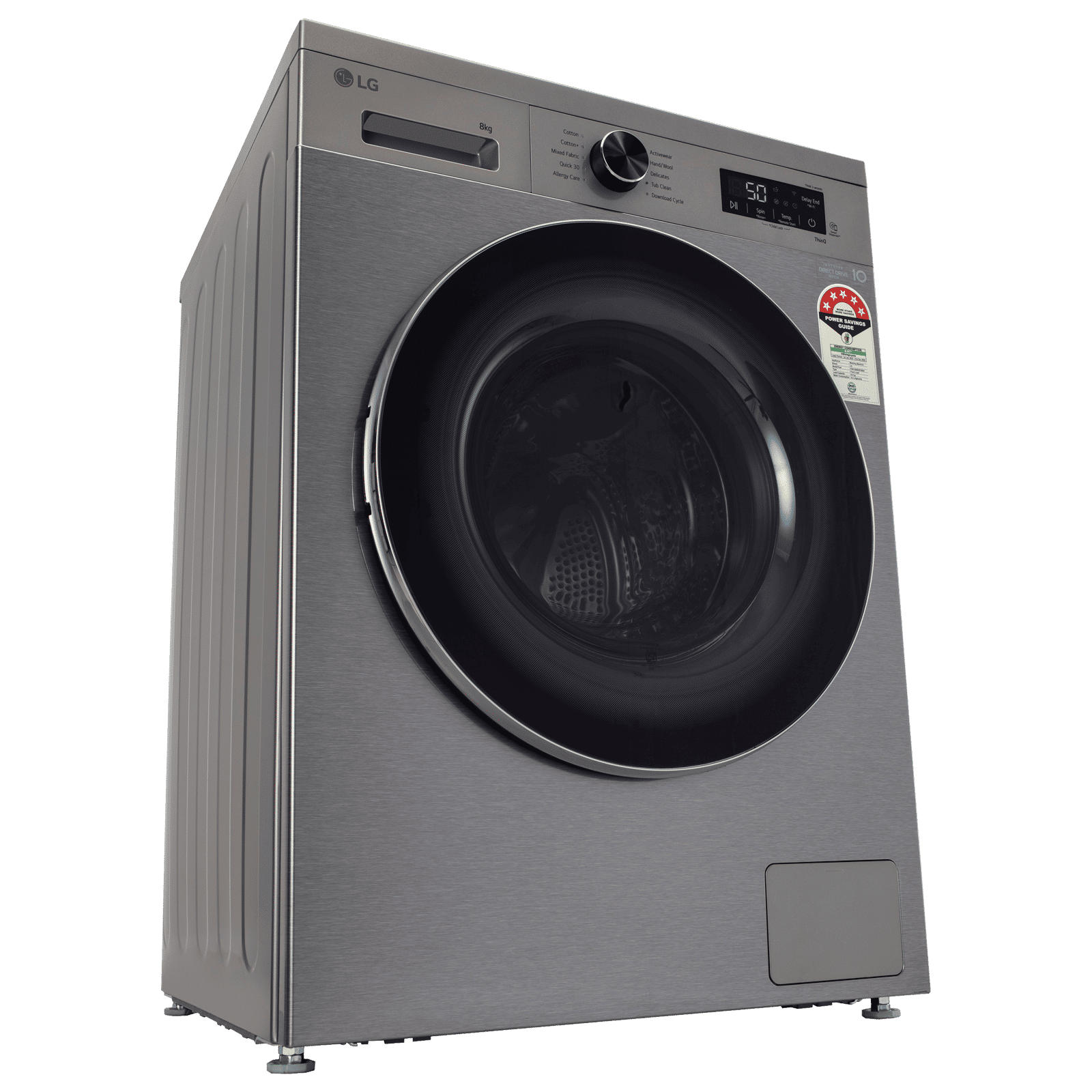 LG 8 kg 5 Star Wi-Fi Inverter Fully Automatic Front Load Washing Machine (FHB1208Z4P, Smart Diagnosis, Platinum Silver)_12