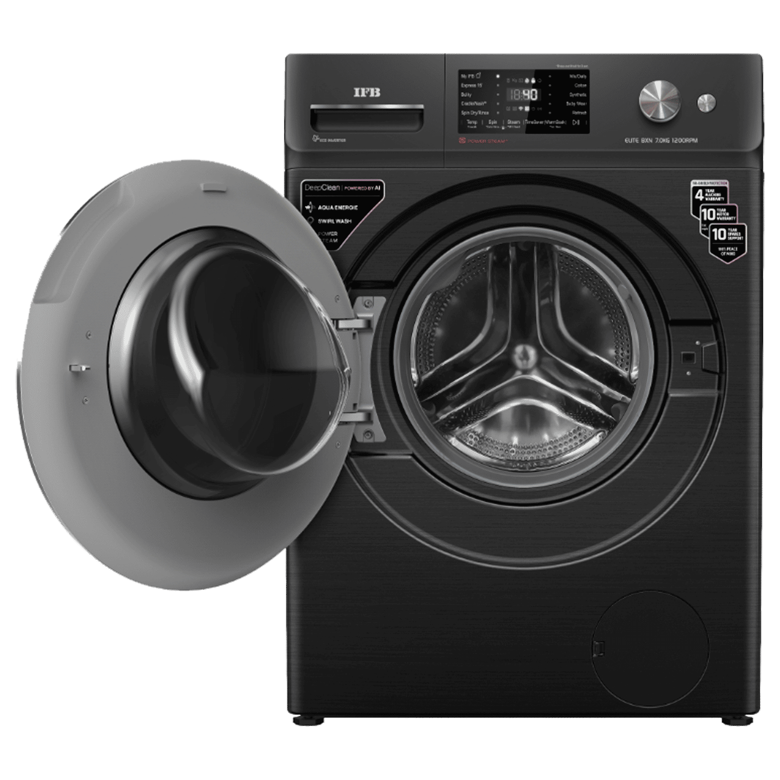 IFB 7 kg 5 Star Wi-Fi Fully Automatic Front Load Washing Machine (Elite BXN 7012HK, Eco Inverter Motor, Black Hairline) IFB 7 kg 5 Star Wi-Fi Fully Automatic Front Load Washing Machine (Elite BXN 7012HK, Eco Inverter Motor, Black Hairline)_6